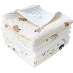 
Crib single pure cotton type A four-season baby gauze quilting special small bed sheet children's splicing bed breathable bed sheet