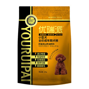 
Youruipai dog food 500g adult dog food beef flavor pet Teddy VIP Pomeranian small dog 1.5kg staple food 5*0.5kg