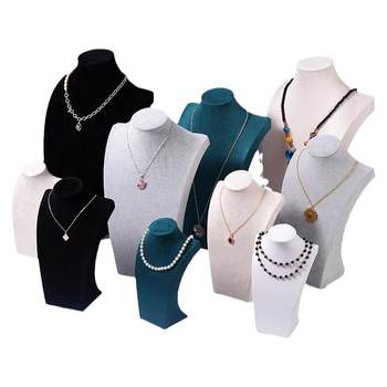 Yuanjue jewelry rack velvet necklace display rack display