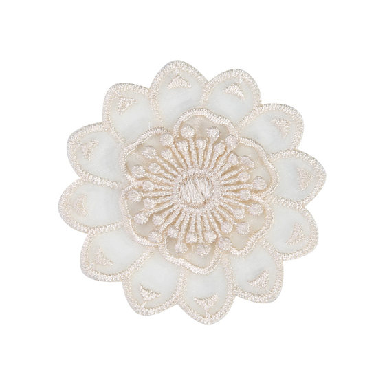 
Down jacket patch self-adhesive, seam-free beige lace cloth patch for clothes and pants, seamless repair of holes, advanced embroidery