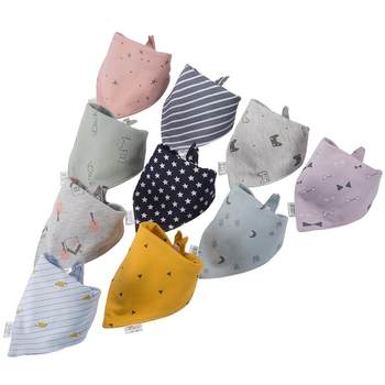 Baby saliva wipes pure cotton super soft waterproof triangle wipes