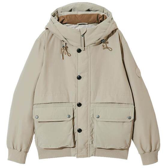 
[Functional Ice Shell] Jack Jones Spring Hooded Down Jacket Men's Waterproof Workwear Warm Jacket Men's Clothing