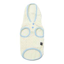 Sniff pet dog cat autumn and winter sleeveless hooded woven coat Teddy Bichon small and medium dog clothes