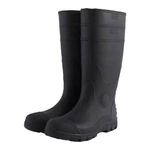 Rain boots anti -smashing anti -piercing high tube mid -tube laborer water shoes men's rain boots steel steel head steel plate water boots anti -skid shoes