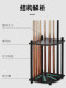 台球杆架实木架立式落地架加大孔径靠杆台球架复合板材桌球杆配件