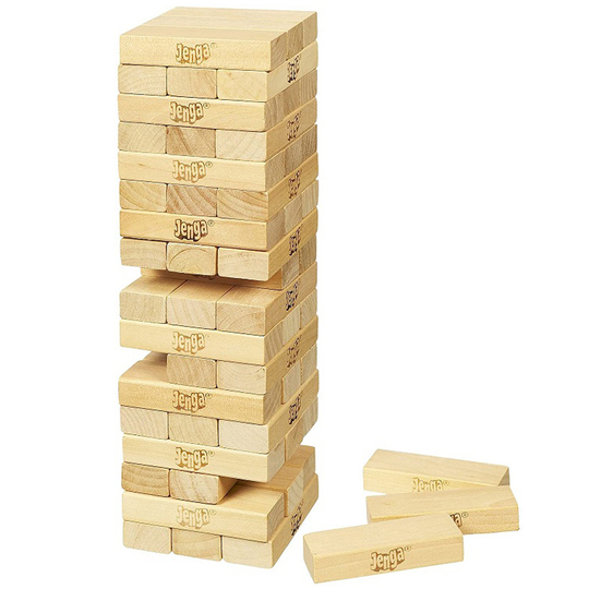 ジェンガ Jenga ハズブロ ジェンガ 積み重ねタワーゲーム - クラシックな木製