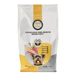 Langshi dog food 1.5kg adult dog puppy small dog stray dog ​​Teddy Pomeranian general main food 3*0.5kg