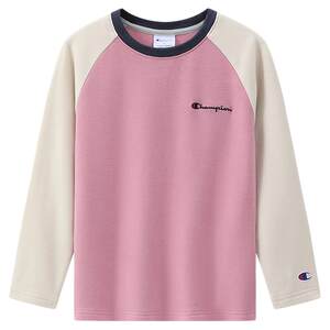 
[Anti-static] Champion champion boys and girls spring new classic embroidered soft waxy long-sleeved T-shirt