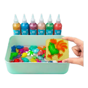 Children's indoor toys floating duckling duckling drama water artifact beach play sand handmade puzzle DIY production