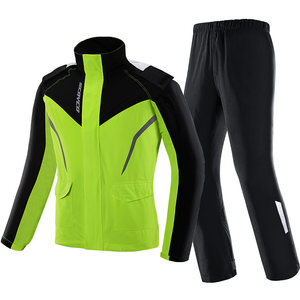 Saiyu Motorcycle Special Rain Coat Split Rain Pants Set Men and Women Full Body Waterproof Rider Rain Counter
