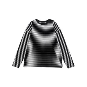 
LEOHAPPY boys and girls long-sleeved T-shirt 2025 new children's striped T-shirt pure cotton parent-child clothing medium and large children's top