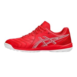 asics亚瑟士足球鞋男冬季CALCETTO WD 9 TF碎钉专业比赛球鞋红色