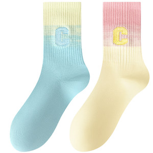 
Socks for women, spring and summer, thin, mid-tube, pure cotton, deodorant, sports, high-end, high-looking women, 2026 new hot style