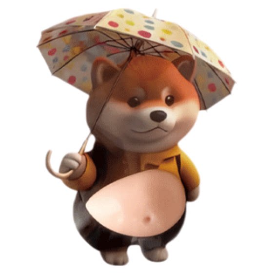 
Big belly anti-collision sticker silicone Shiba Inu three-dimensional handle mute pad on the wall after opening the door Kneadle anti-collision sticker artifact
