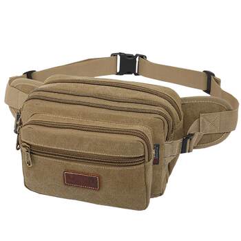 Waist bag wear-resistant casual style large-capacity multifunctional bag