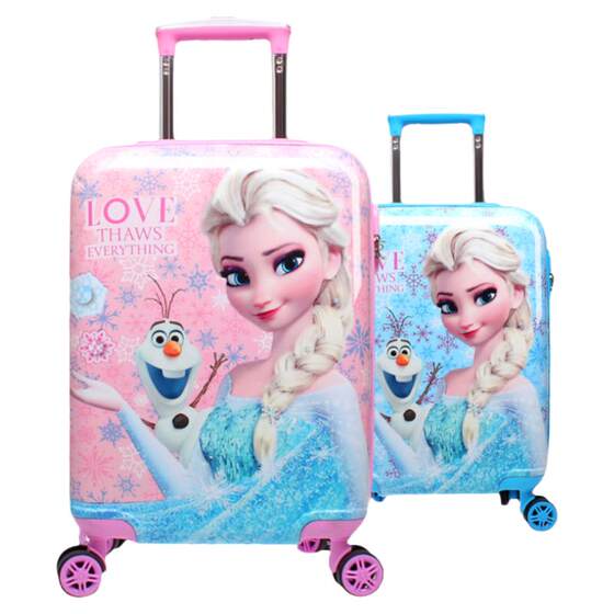 Disney children can take the lever box Princess Esha 16 -inch luggage box 10,000 -direction wheel suitcase 18 -inch chassis