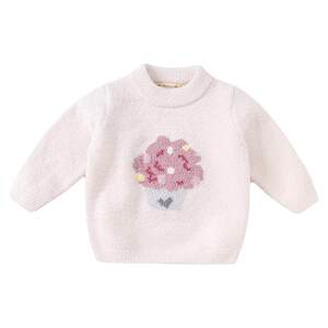 
David Bella Chenille children's sweater 2026 new winter style thickened baby pullover sweater for boys and girls