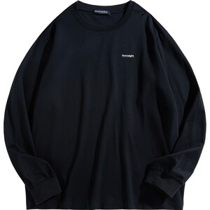 
PEACEBIRD Men's 70 Count Bottoming Shirt Men's Winter Solid Color American Trendy Cotton Long Sleeve T-Shirt Men