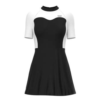 
TOSWIM body dress sexy swimsuit for women sun protection and belly slimming to make them look taller in hot spring swimming pool