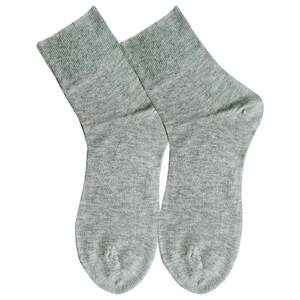 
Jinsong loose mouth socks pure cotton old people's black and white socks thin plus fat large size medium tube 43-50 swollen feet men's socks spring and autumn
