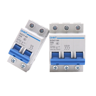 Chint Dz47-60 Circuit Breaker 1P 2P 3P 63A Miniature Breaker
