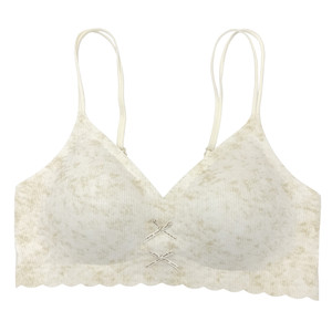 
Daimeikang 3351 small breast push-up seamless girls underwear thin cup jelly strip spaghetti straps push-up non-magnetic bra