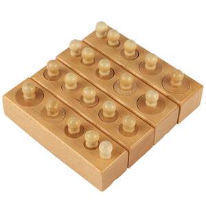 
Comete 2-year-old children toy socket cylinder Montessori sensory teaching aid Montessori early education educational building blocks