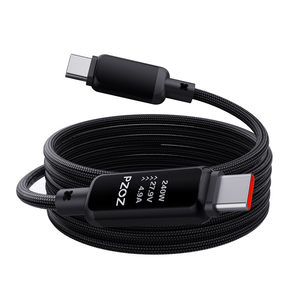 
[Dot matrix screen] PZOZ is suitable for Apple 17c-c mobile phone 240W data cable high-power digital display charging 120w charging dual Typec car Xiaomi Huawei MacBook notebook iPad