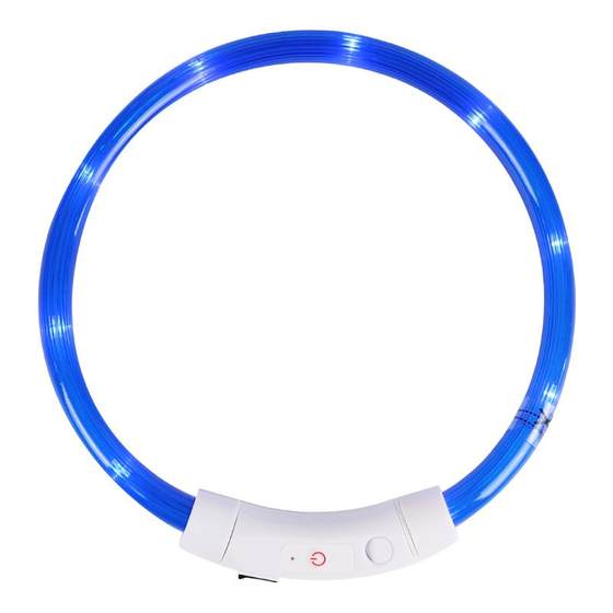 Dog lighting item, night walking dogs, night light night line lamps, large and small dog defense, loss of light, charging pet neck ring
