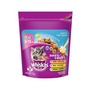 
Weijia kitten cat food ocean fish salmon nutritional sandwich double spell whiskas full price cat staple food 1.2kg