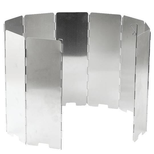 Pare-vent Tatonka 8 Panneaux – En Aluminium, Pliable, Léger, Pour Réchaud De Camping, Réduit Perte De Chaleur