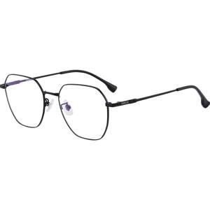 
Considon myopia glasses frame for men and women, literary ultralight metal polygonal frame large frame showing face small SF519
