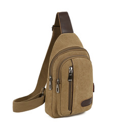 2025 new men's chest bag one-shoulder casual