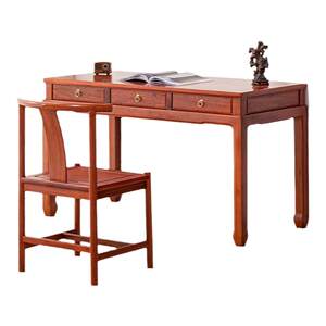 
Rosewood desk mahogany desk home bedroom new Chinese style full solid wood office desk hedgehog red sandalwood computer desk