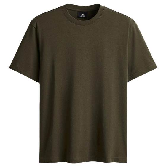 
HM men's T-shirt 2025 autumn new inner style simple standard fit T-shirt bottoming shirt 0685816
