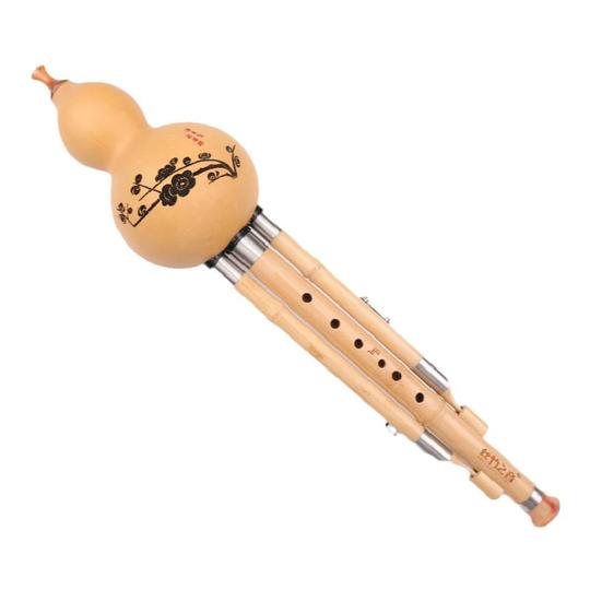 Silk Instrument Silk and Bamboo Hulusi - F Key - Adult Professional Instrument