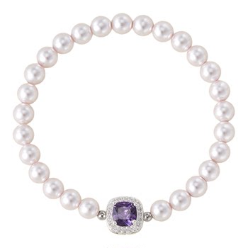 Ajidou elegant sugar cube pearl bracelet bracelet bracelet
