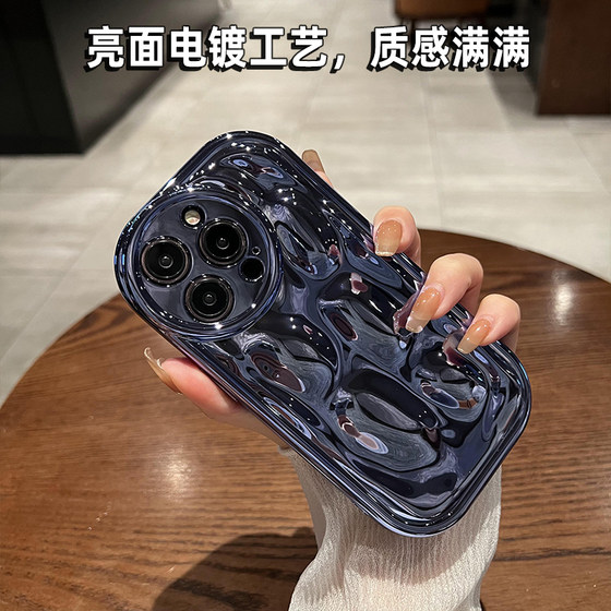 立体陨石纹电镀银色亮面适用荣耀90pro手机壳80/70pro+女60/50se简约高级nova11硅胶9se/8保护套nova7pro网红