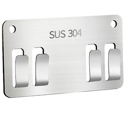 Stainless steel kitchen hooks with strong adhesive and no need to punch holes