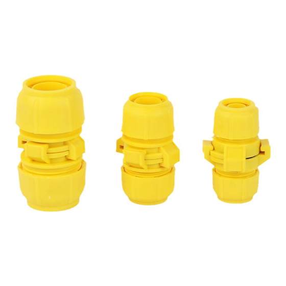 The new hose water pipe fast connector universal docking universal conversion cable network connection 4 points, 6 minutes, 1 inch fast connection
