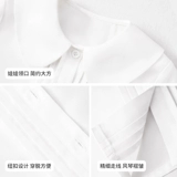 Летний комплект, детская рубашка, юбка в складку, летняя одежда, в западном стиле