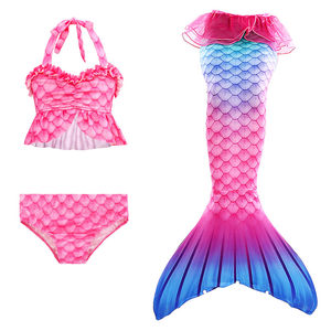 Mermaid clothing mermaid tail swimsuit girl princess skirt swimwear trunks set children's hot spring swimsuit set