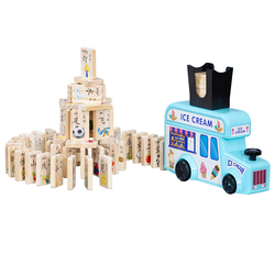 Dominoes Automatic Delivery Car For Boys Ages 3-6 With Electric Train Licensing Educational Toys