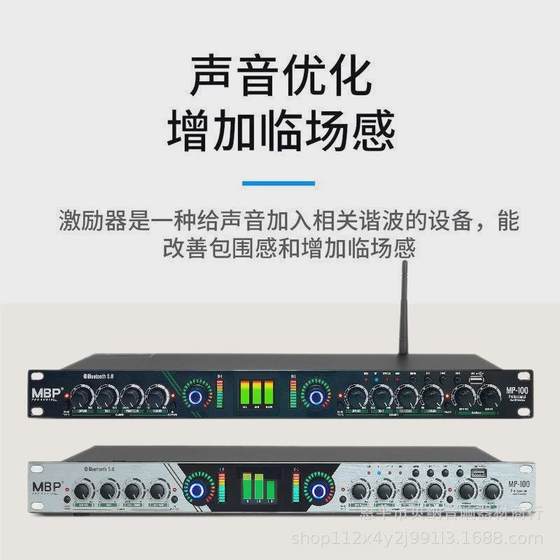 MP-100声音专业人声美化激励器前级效果器音频舞台话筒增益处理器