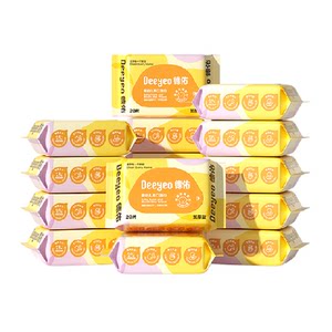 Deyou baby wipes thickened portable package for newborn children's hands and mouth special wet tissue for primary school students