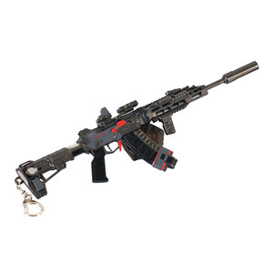 
Delta Operation Peripheral Tamron Assault Rifle Alloy Toy Weapon Model Keychain Pendant Shenxiu Game