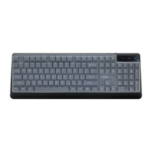 
Suitable for Lenovo KM150 keyboard film wired keyboard protective film desktop computer notebook universal key sticker office silent waterproof dustproof pad cover 104 key silicone transparent protective cover