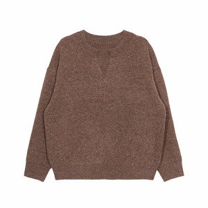 
Hualun autumn and winter thickened v-neck sweater for boys cleanfit lazy style loose couple pullover sweater