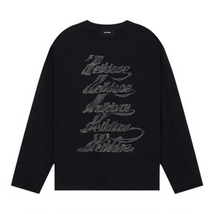 
WE11DONE26 new spring product for men and women, classic letter logo long-sleeved T-shirt, casual street trend