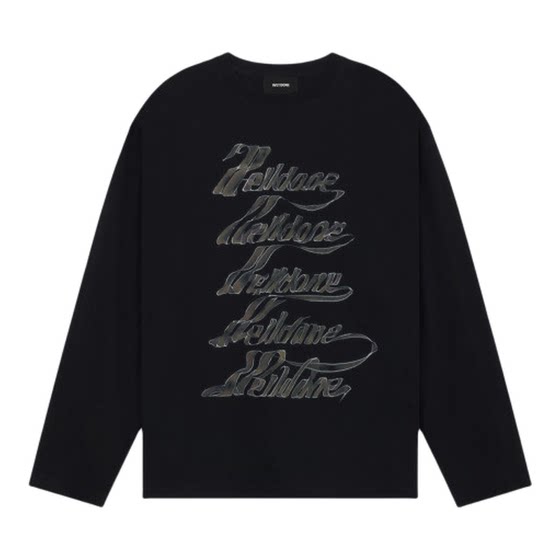 
WE11DONE26 new spring product for men and women, classic letter logo long-sleeved T-shirt, casual street trend